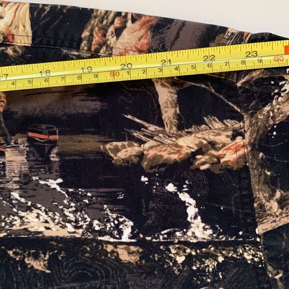 RedHead Men’s Fish Print Short Sleeves Shirt Size XXL - Picture 5 of 8